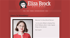 Desktop Screenshot of elizabrock.com