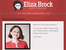 Tablet Screenshot of elizabrock.com